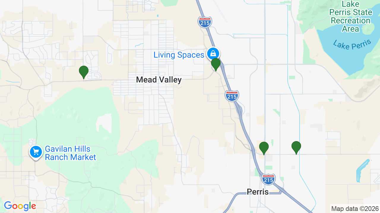 Map of E85 stations in Perris, CA